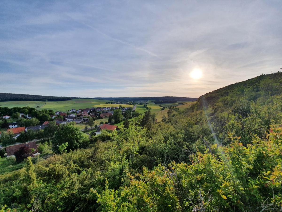 Ferienwohnung Am Sonnigen Haimberg Fulda Exteriör bild