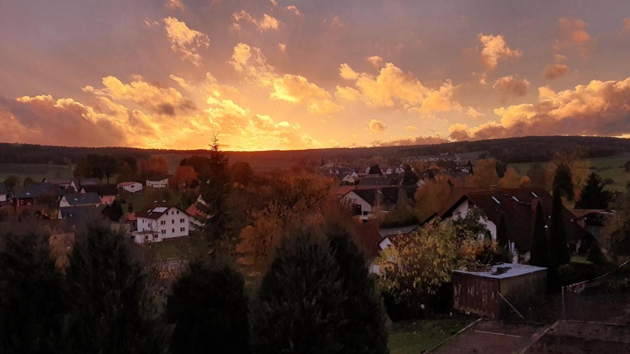 Ferienwohnung Am Sonnigen Haimberg Fulda Exteriör bild